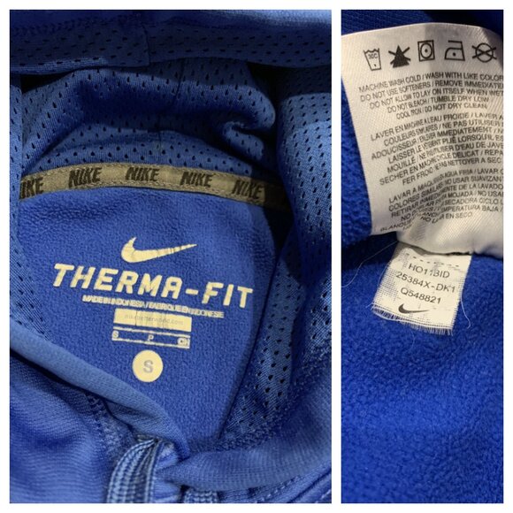 Nike Duke University Blue Devils Lacrosse Hoodie Men's Small S Therma-Fit - Picture 3 of 8